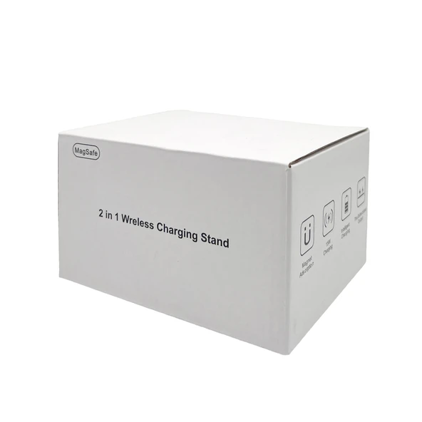 18W Wireless Kablosuz Şarj Standı (Beyaz) - Resim 3