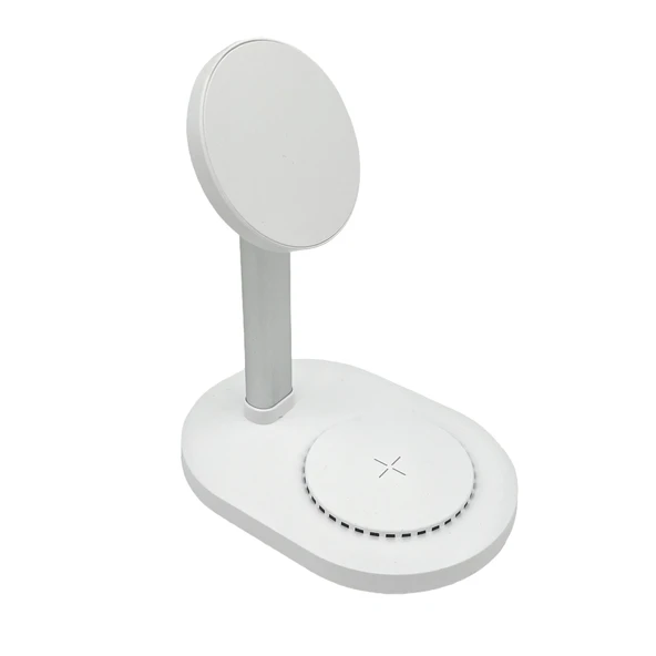 18W Wireless Kablosuz Şarj Standı (Beyaz) - Resim 2
