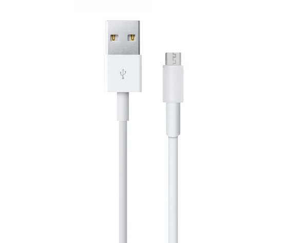 Nettech Powerline Seri Plastik 100 Cm Micro Şarj ve Data Kablosu (Beyaz) ürün görseli 1