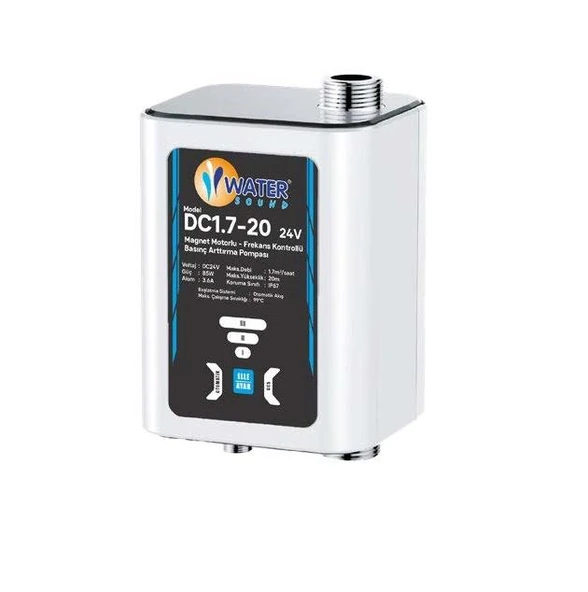 Water Sound DC1.7-20 Magnet Motorlu Basınç Arttırma Pompası 24V ürün görseli 1