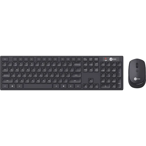 Lenovo Lecoo KM2001 Siyah Kablosuz Klavye Mouse Seti ürün görseli 1