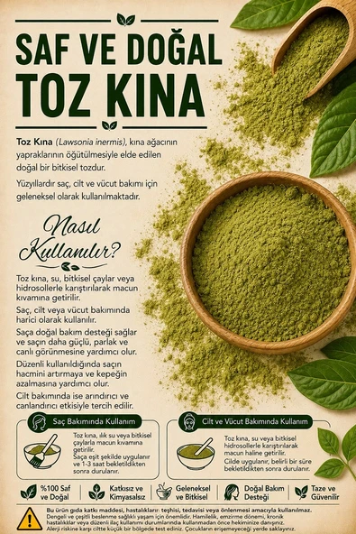 Kına (Toz) / 50 gr. - Resim 2