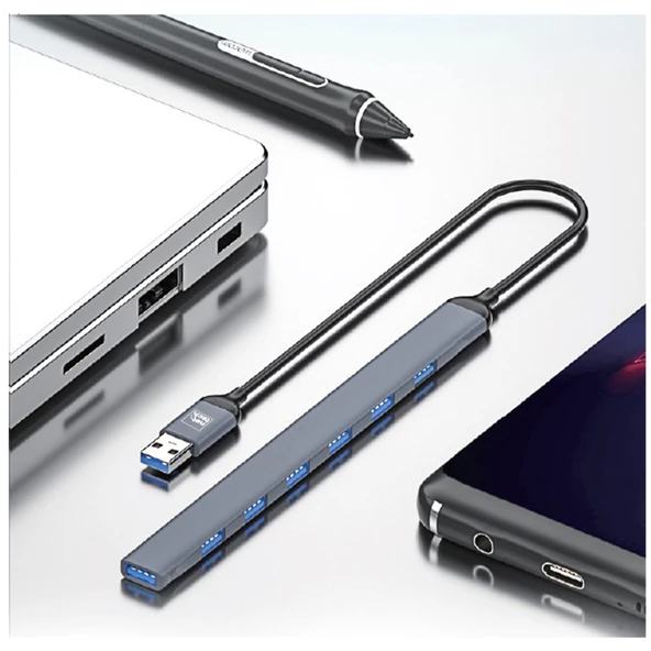 Nettech NT-OT03 USB Host to Type-C Dönüştürücü (Gri) - Resim 2