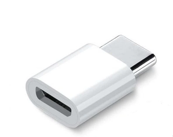 Micro To Type-c Dönüştürücü Aparat (Beyaz) ürün görseli 1