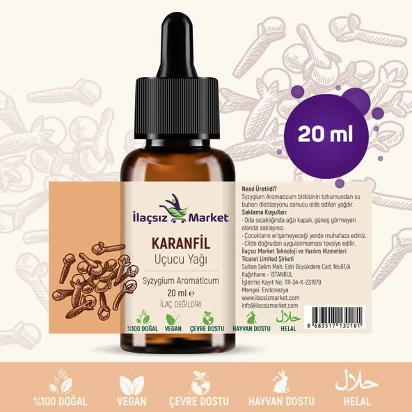 Karanfil Tomurcuk Yağı / 10 ml - Resim 6