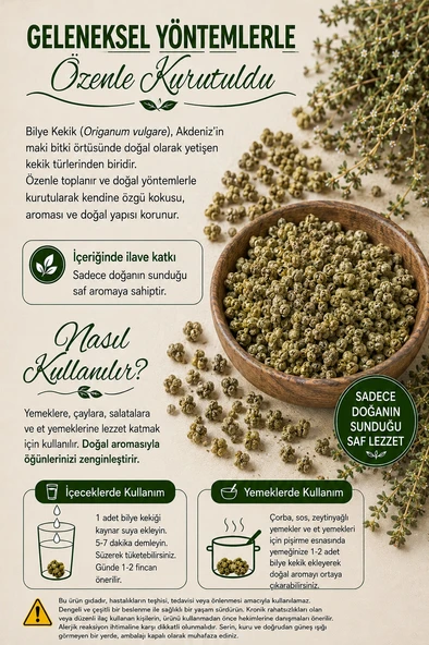 Bilye Kekik / 50 gr. - Resim 2