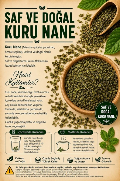 Kuru Nane / 50 gr. - Resim 2