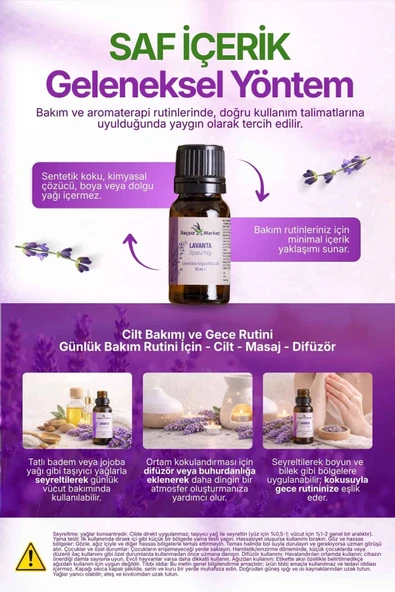 Lavanta Yağı (Angustofolia) / 10 ml - Resim 4