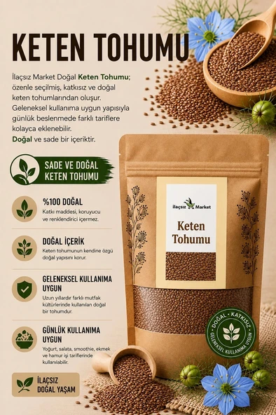 Keten Tohumu / 50 gr. ürün görseli 1