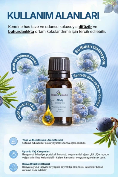 Ardıç Yağı / 10 ml (Tıbbi) - Resim 3