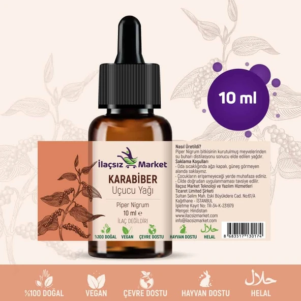Karabiber Yağı / 10 ml (Tıbbi) ürün görseli 1