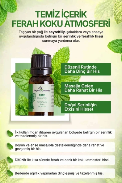 Nane Yağı / 10 ml (Tıbbi) - Resim 3