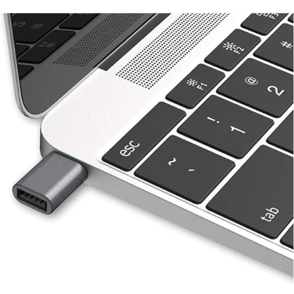 Nettech NT-OT07 Type-C To USB Dönüştürücü (Siyah) - Resim 2