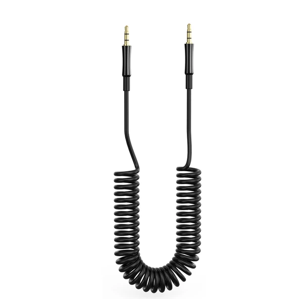 Nettech NT-AC08 Plastik 100 Cm 3.5mm Aux Kablo (Siyah) ürün görseli 1