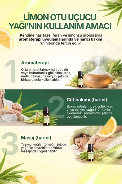 Limon Otu Yağı / 10 ml - Resim 2