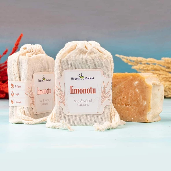Limon Otu Sabunu Bitkisel Katı Şampuan / 120 gr. ürün görseli 1
