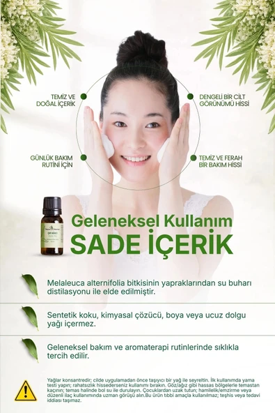 Çay Ağacı Yağı / 10 ml - Resim 4