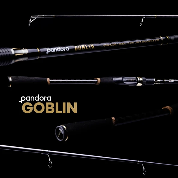 Pandora Goblin 2.13m 10-45gr Atarlı 2 Parça Spin Olta Kamışı ürün görseli 1