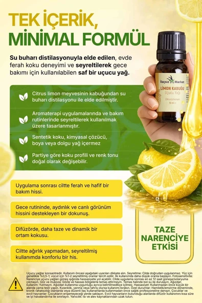 Limon Kabuğu Yağı / 10 ml - Resim 4