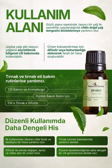 Çay Ağacı Yağı / 10 ml - Resim 2