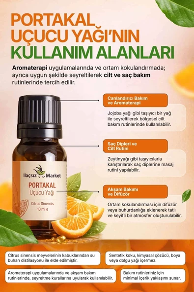 Portakal Yağı / 10 ml - Resim 2