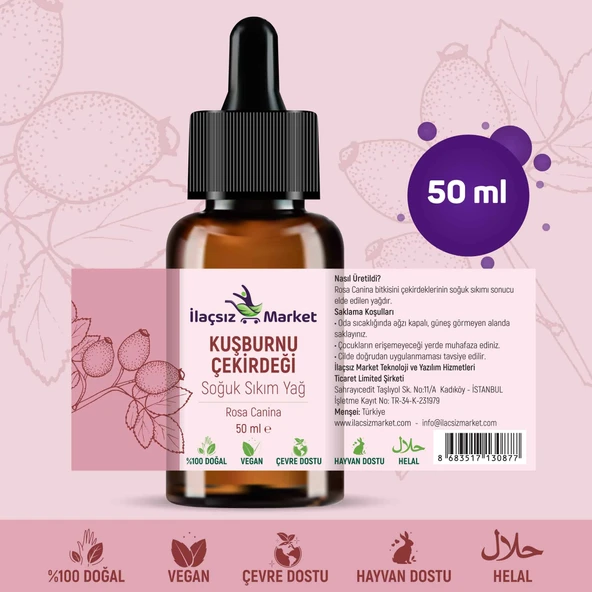 Kuşburnu Çekirdeği Yağı / 50 ml - Resim 5