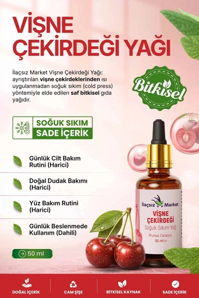 Vişne Çekirdeği Yağı / 50 ml ürün görseli 1