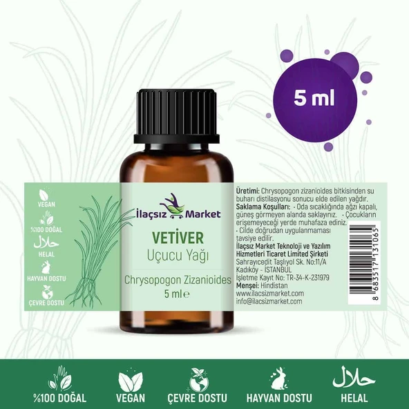 Vetiver Yağı / 5 ml ürün görseli 1