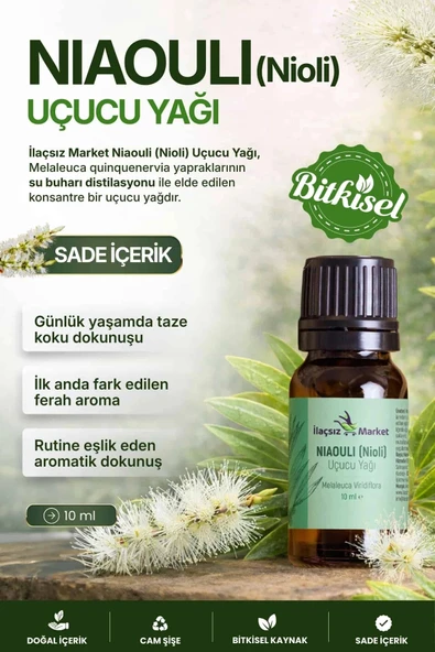 Niaouli Yağı (Melaleuca quinquenervia) ürün görseli 1
