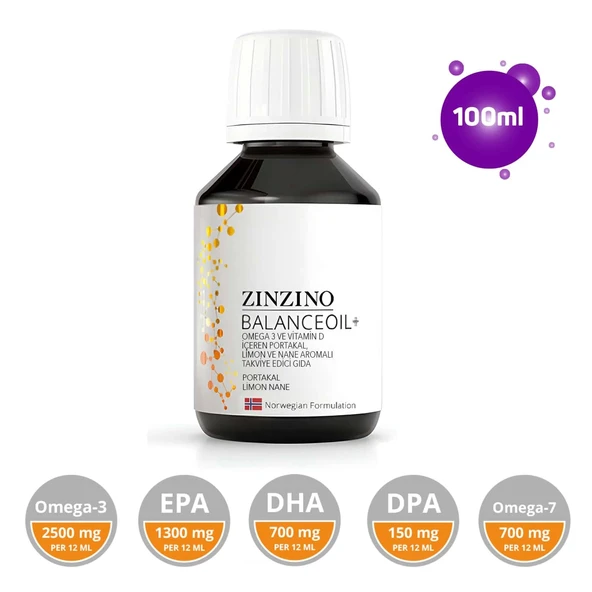 Zinzino Omega 3 - BalanceOil+ 100 ml ürün görseli 1