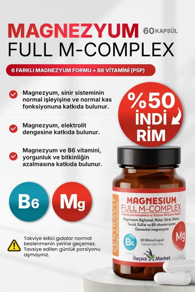 Magnezyum FULL M-COMPLEX Zentravit %50 İNDİRİM ürün görseli 1