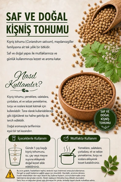 Kişniş Tohumu / 50 gr - Resim 2
