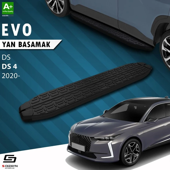 S-Dizayn DS DS 4 Evo Siyah Yan Basamak 183 Cm 2020 Üzeri A+ Kalite ürün görseli 1