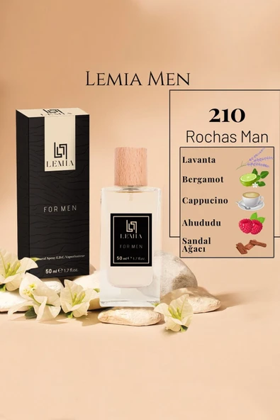 LEMİA 210 Rochs Erkek Edc 50ml ürün görseli 1