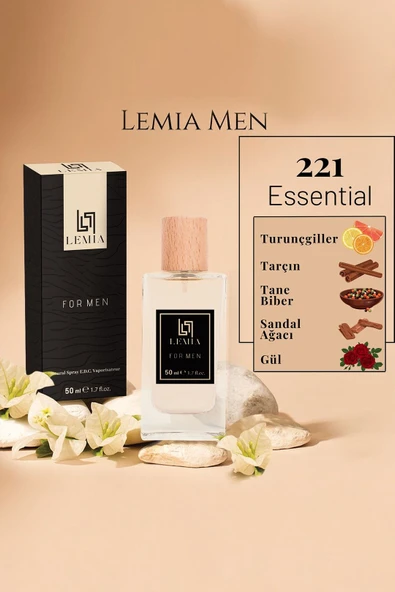 LEMİA 221 Largo Essential Erkek Edc 50ml ürün görseli 1