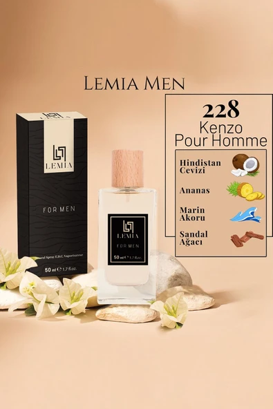 LEMİA 228 Kenzy Erkek 50 ml ürün görseli 1