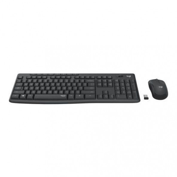 Logitech Mk295 Kablosuz Sessiz Siyah Klavye Mouse Seti 920-009804 - Resim 3