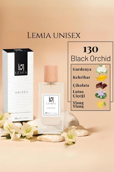 LEMİA 130 Black Orchit Unisex Edc 50ml ürün görseli 1
