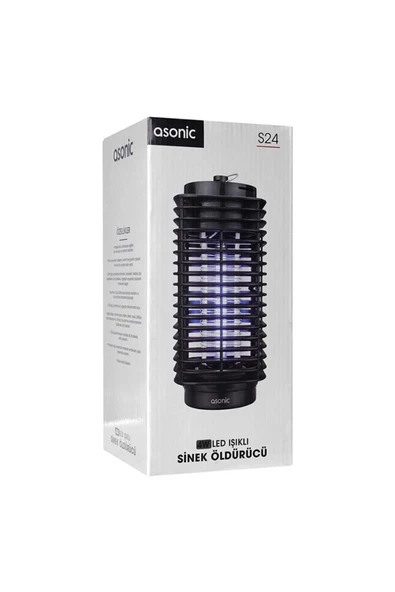 Asonic DEXTER ASONIC S24 4 WATT SİYAH LED IŞIKLI SİNEK ÖLDÜRÜCÜ ürün görseli 1