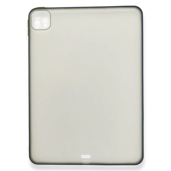 iPad Pro 11 inch (2022-2021-2020-2018) Uyumlu Montreal Seri Silikon Tablet Kılıfı (Lacivert) ürün görseli 1