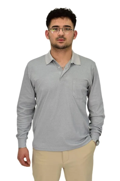 Erkek Mevsimlik Polo Yaka Sweatshirt 6830 BGL-ST04414 ürün görseli 1