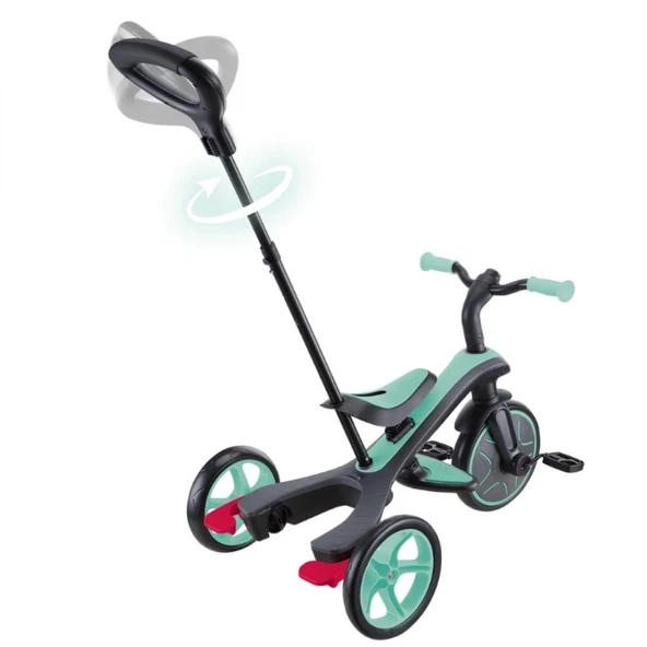 Globber Explorer 4in1 Trike Bisiklet Mint Yeşili - Resim 6