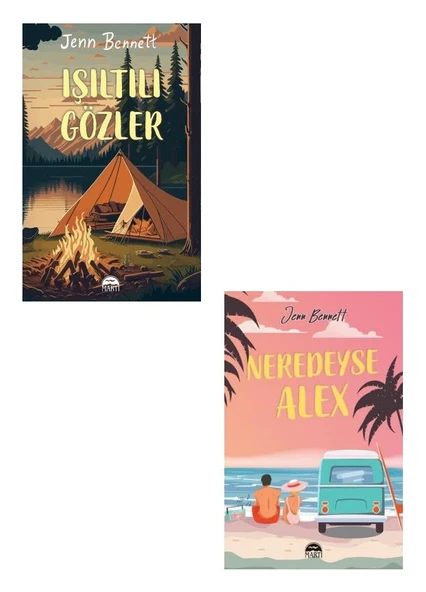 Jenn Bennett Neredeyse Alex + Işıltılı Gözler (2 Kitap) ürün görseli 1