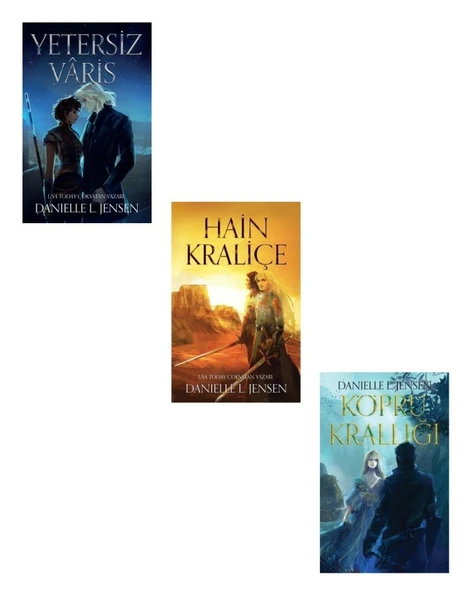 Danielle L. Jensen Hain Kraliçe + Köprü Krallığı + Yetersiz Varis (3 Kitap) ürün görseli 1
