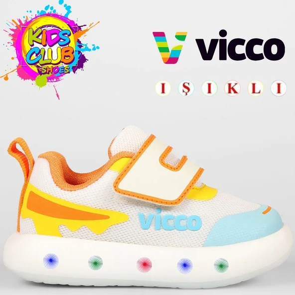 Vicco Melodic Işıklı Ortopedik Çocuk Spor Ayakkabı ürün görseli 1