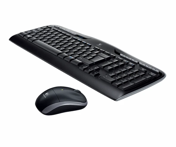 Logitech MK330 Q Türkçe Kablosuz Standart Siyah Klavye+ Mouse ürün görseli 1