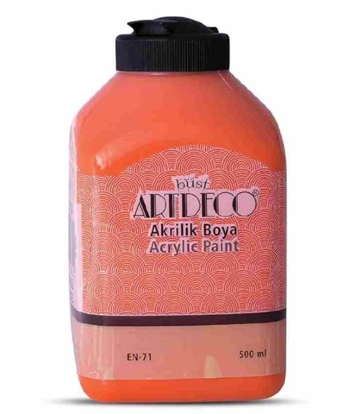 Artdeco Akrilik Boya 500 Ml Turuncu - 2 adet ürün görseli 1