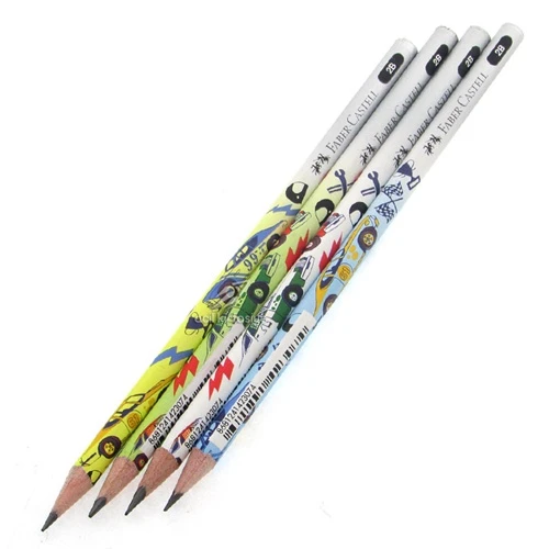 Faber Castell Arabalar Kurşun Kalem 2B - 6 adet ürün görseli 1