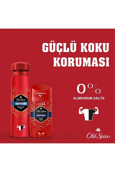 Old Spice Deo Stick Captain 85 ml - Resim 5
