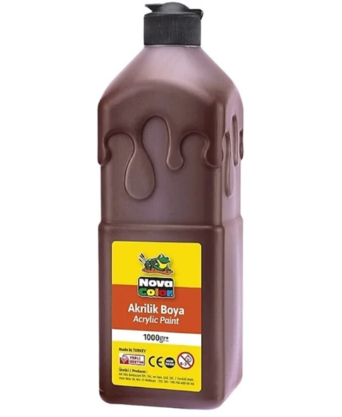Nova Color Akrilik Boya 500Ml Kahverengi ürün görseli 1